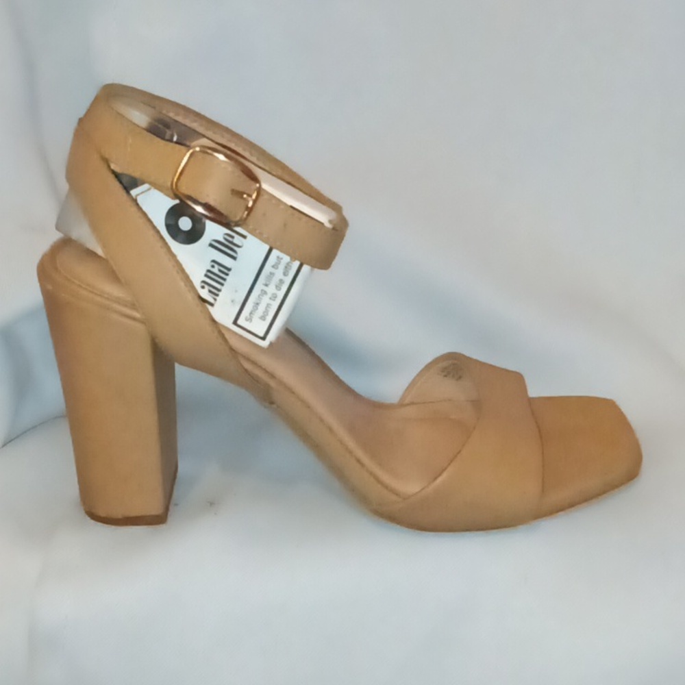 Size 8 a new day beige wrap around ankle sandal